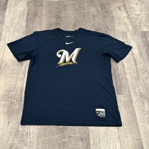 Nike Milwaukee Brewers Medium T‎ Shirt